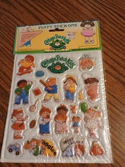 Vintage 80’s Cabbage Patch Kids Puffy Stick-Ons Stickers NEW Unopened