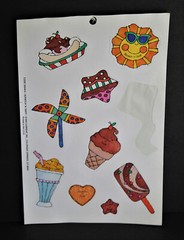 Vintage Scratch N Sniff Stickers Current Sweet Treats 1 Sheet Chocolate Orange