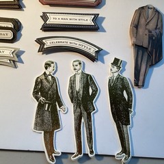 Anna Griffin Suits And Sentiment Stickers Package Missing 4 Pieces