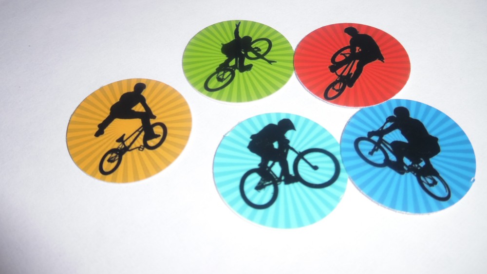 Pre Cut One Inch Bottle Cap Images BMX Bike Bikes Free Ship