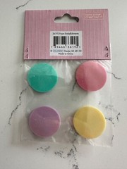 Colorbok Foam Accents 4 Embellishments ~ Circle’s w/Hearts Scrapbooking Crafts