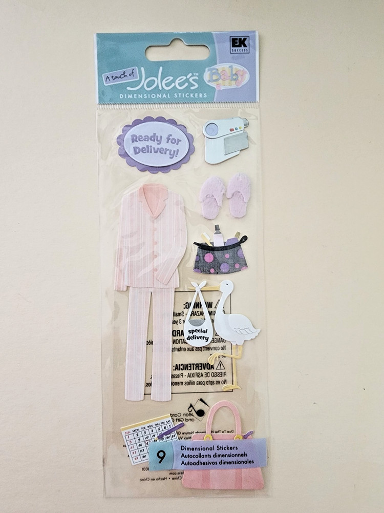 RETIRED Jolee’s Touch Of Embellishments – Maternity Delivery Baby – SPJJ140