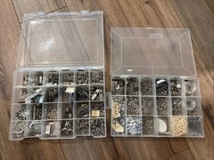 LOT Scrapbook Journal Accents Metal Crafts Jewelry Snaps Hangers Charms