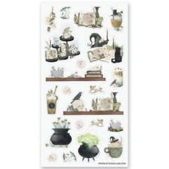 Bewitching Decor Sticker Sheet – Halloween – Goth – New in Packaging