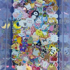 Kawaii Sticker Flakes San X Sanrio KAMIO Japan QLIA 50 Pieces Mix Grab Bag Lot
