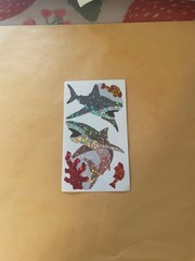 IVintage 1980s Hambly Shark Stickers