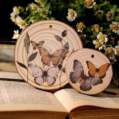 3 Sheets Butterfly Rub-on Transfer Stickers Use for Fabric Paper Wood Chips DIY