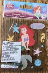 DISNEY The Little Mermaid Ariel Fish Tail Princess Character Scrapbook Stickers