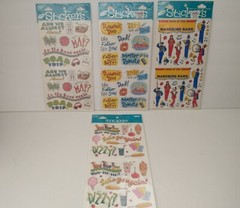 15 Vintage Frances Meyer FMI Sticker Packs Lot Unused Music People Wedding More