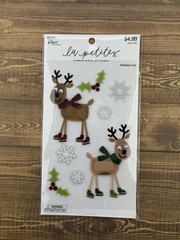 Christmas Paper Crafts/The Paper Studio Dimensional Glitter Stickers pack! – NEW