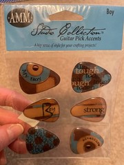 Brand New Sticker Lot -shadow box, leather, guitar picks, metal, bubble, frames!