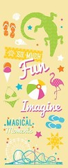 Scrapbooking Crafts PH Stickers Florida Castle Magical Rides Family Vacation Fun