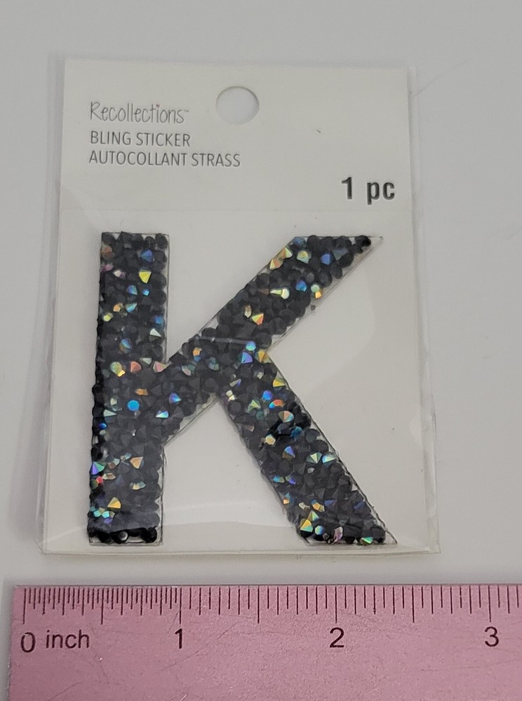 Recollections «K» Bling Sticker