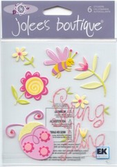 RARE Vintage Jolee’s Boutique 3D Stickers SPRING FLING 62614 FAST SHIPP!