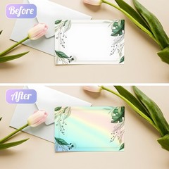 36 Sheets Holographic Sticker Paper 8.3 X 11.7 Inch A4 Size Holographic Laminate