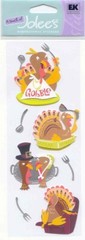 Vintage Jolee’s TURKEY GOBBLE Thanksgiving Theme 67417 FAST FREE shipping!