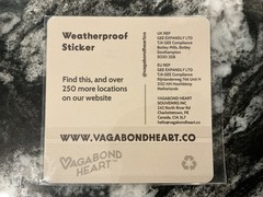 Vagabond Heart Florence Italy Duomo Scrapbook Sticker. Weatherproof, Free Ship