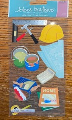 RARE Jolees Under Construction Home Hammer Painting Paint Screwdriver Handyman