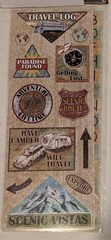 Imagine that Travel themed scrapbooking Embellishments Value Pack