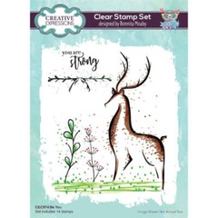 Creative Expressions – CLEAR ACRYLIC STAMP – BE YOU