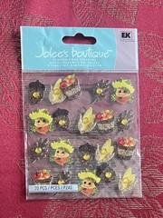 RARE- SCARECROW ACORNS CORN APPLE BASKETS HALLOWEEN FALL JOLEE’S REPEATS