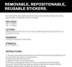 The Peel People 1″ & 2″ PEEL & STICK NEON LETTERS 252pcs – NEON ORANGE
