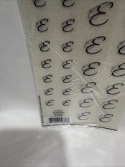 Bellisimo Personalized Monogram Stickers “E” Showers Wedding Marriage Party