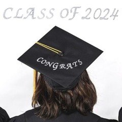 8 Sheets Glitter Letter Stickers for Graduation Cap Self-Adhesive Silver