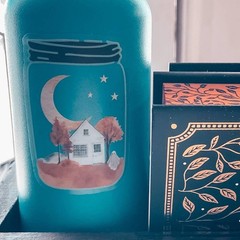 Spooky Vibes Sticker – Ghost Fall Landscape – Vinyl