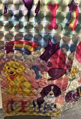 Vintage Lisa Frank Puppies Rainbow Ballet Ballerina Dance Prism Stickers