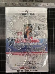 New Art Impressions Rubber Stamps clear cling GREENERY INVITE SET free USA ship