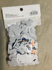 New Package of Pop! 72 Count Foam Stickers Assorted Vehicles