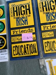 Rosemount High School Irish Stickers Decals Assorted School Spirit Designs
