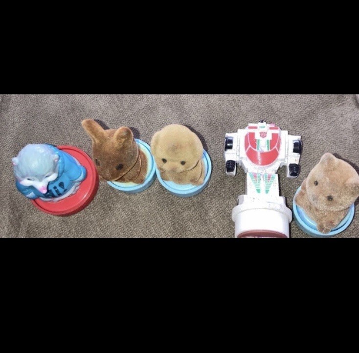 lot of vintage 80’s stamps transformers hallmark shirt tales fuzzy animal bunny