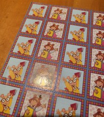 VINTAGE 1998 Scholastic PBS Arthur D.W. Reed Marc Brown Stickers