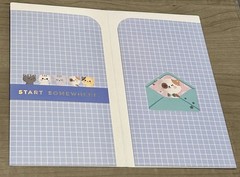New Happie Scrappie “Killing It” Kittens Hobonichi Sticker Folder