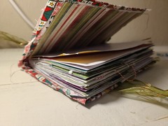 100-Page Handmade Christmas Junk Journal Vintage Charm Ready for Your Creativity