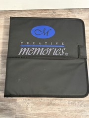 Creative Memories Binder w/ 8 Double Sided Sheets of Die Cuts/New and Used Sets