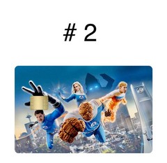 2 Fantastic 4 Premium Quality Bank Card Skin Small Chip Pick Any 2 Skins