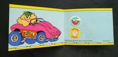 Vtg Trend Scratch n Sniff Sticker Book Collect A Sticker Album 13 blank pgs 1980