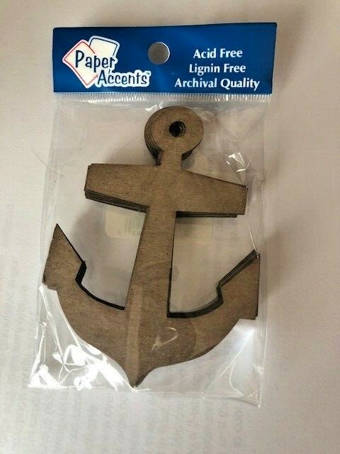 Paper Accents Chipboard Anchor 8 pieces Acid and Lignin Free