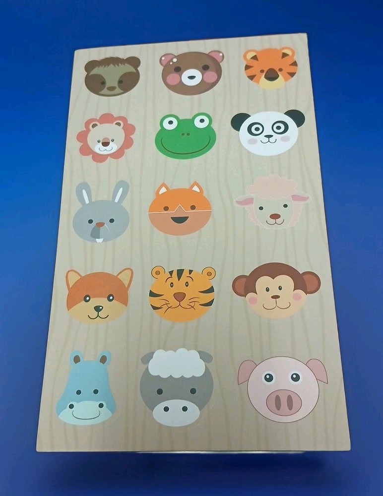 New Scratch and Sniff Banana Scented Animal stickers sheet