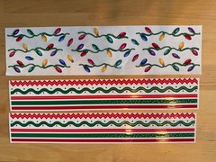 Creative Memories Mrs Grossman Border Stickers Lot Christmas Fall Music