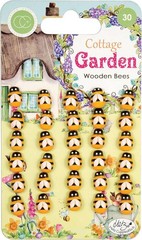 Craft Consortium Laser-Cut Wooden Shapes 30/Pkg Bees