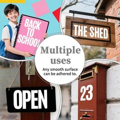 5 Inch Letter Stickers, 122 Pieces Self Adhesive Alphabet Number Sticker for Mai