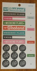 Happy Planner 8 Weekend 9 Write It Down 5 Noted stickers MAMBI 279101