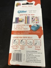 Hello Blink Glitter 80 Count Art and Design Maker Sticker Maker Refill Pack 7A