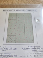 Creative Memories~Countryside Polka Dot Cuts~Block Sticker Sheet