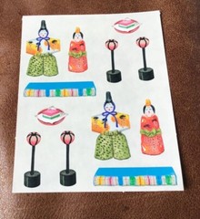 🔥VINTAGE Creative Memories Stickers JAPAN JAPANESE FOOD DINNERS NLA NOS *