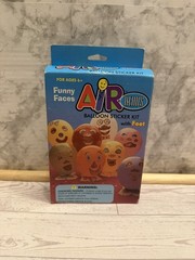 VTG 1980s funny faces AirHeads balloon sticker kit with box – incomplete